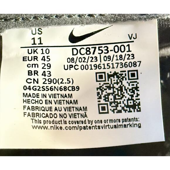 Nike Zoom Rival Sprint Cleats Black Spikes Track Shoes DC8753-001 Men's Size 11 - Picture 15 of 15